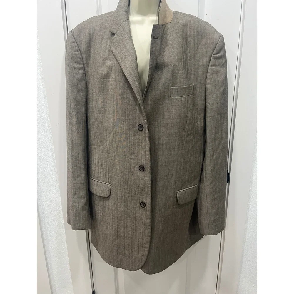 Giorgio Cosani Le Collezioni Milano Italy Men's Blazer Jacket Brown size 42R